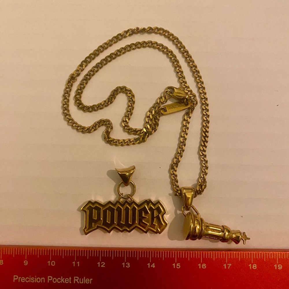Vitaly Stainless Steel Power Necklace Set - Picture 2 of 3